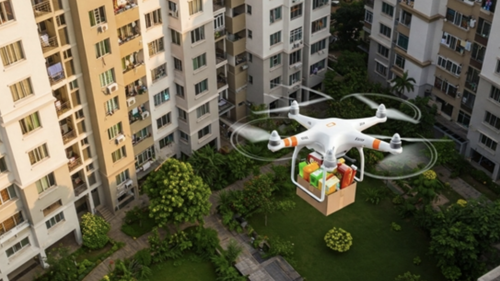 Bengaluru: Drones Start Delivering Groceries, Medicines In 10 Mins